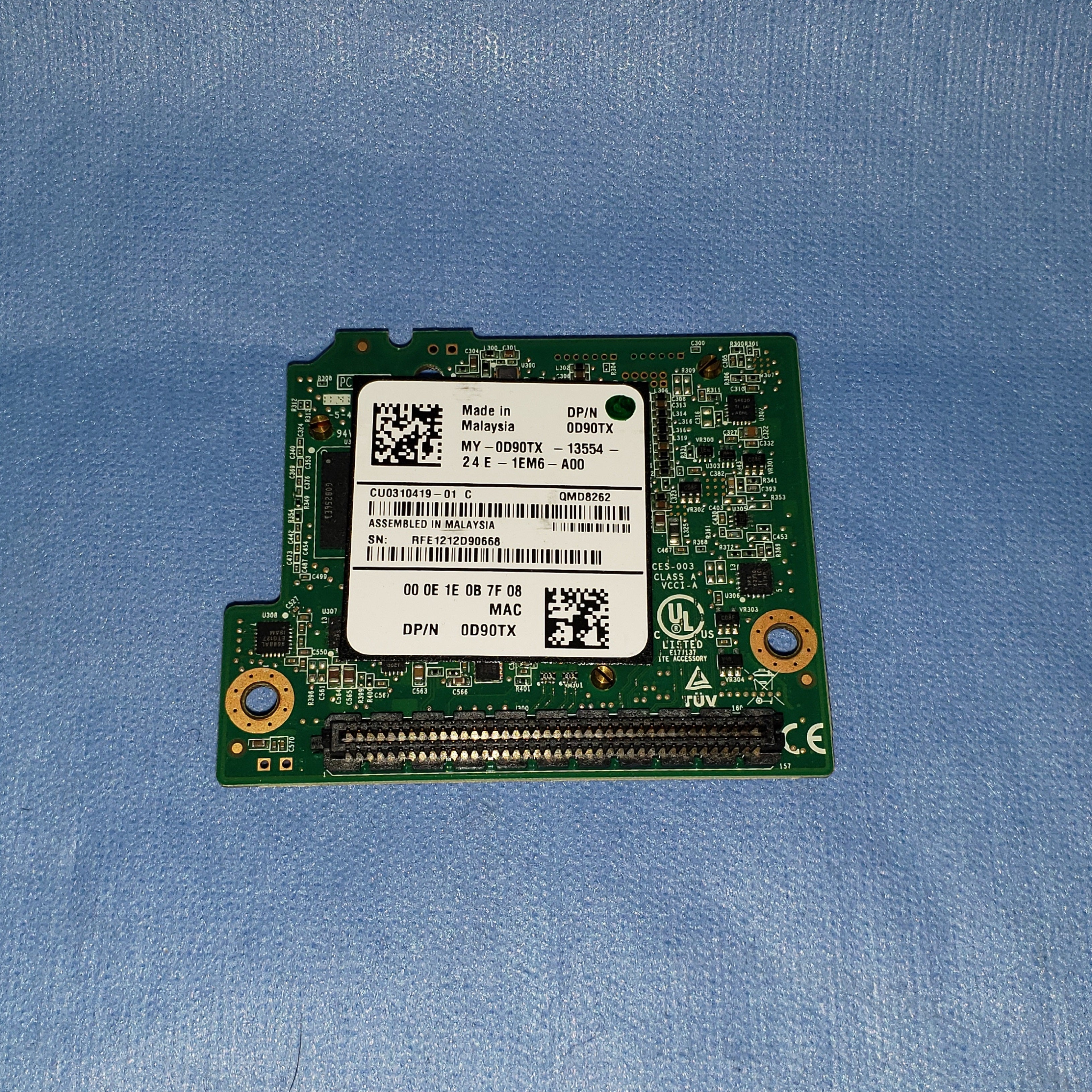 Dell D90TX / FM9J6 QLogic QMD8262 Dual Port 10Gb/s Network Daughter Card