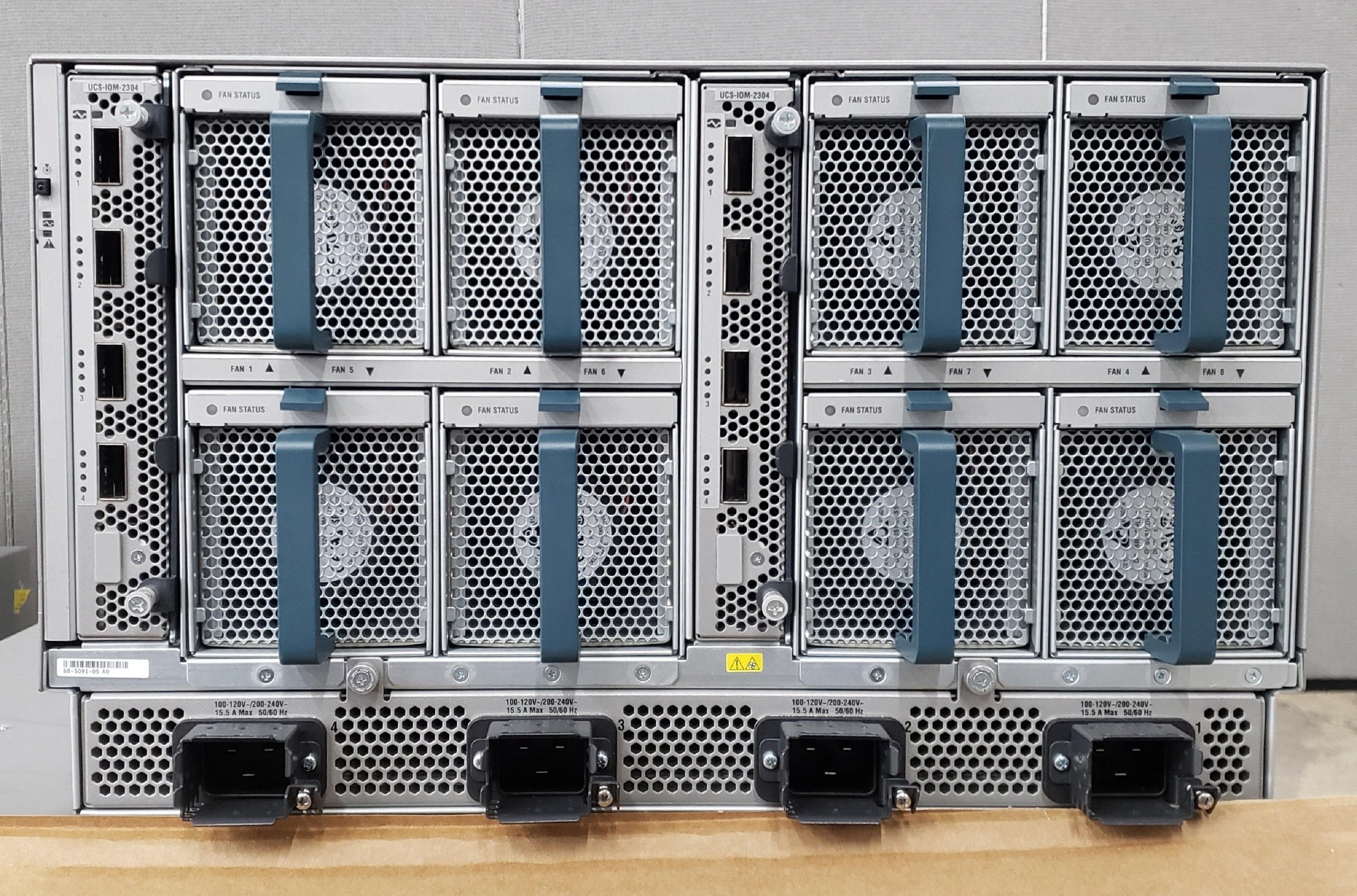 Cisco UCS 5108 Blade Enclosure 4x UCSB-B200-M5 2x 10C Gold 5115 2.4GHz 128GB RAM