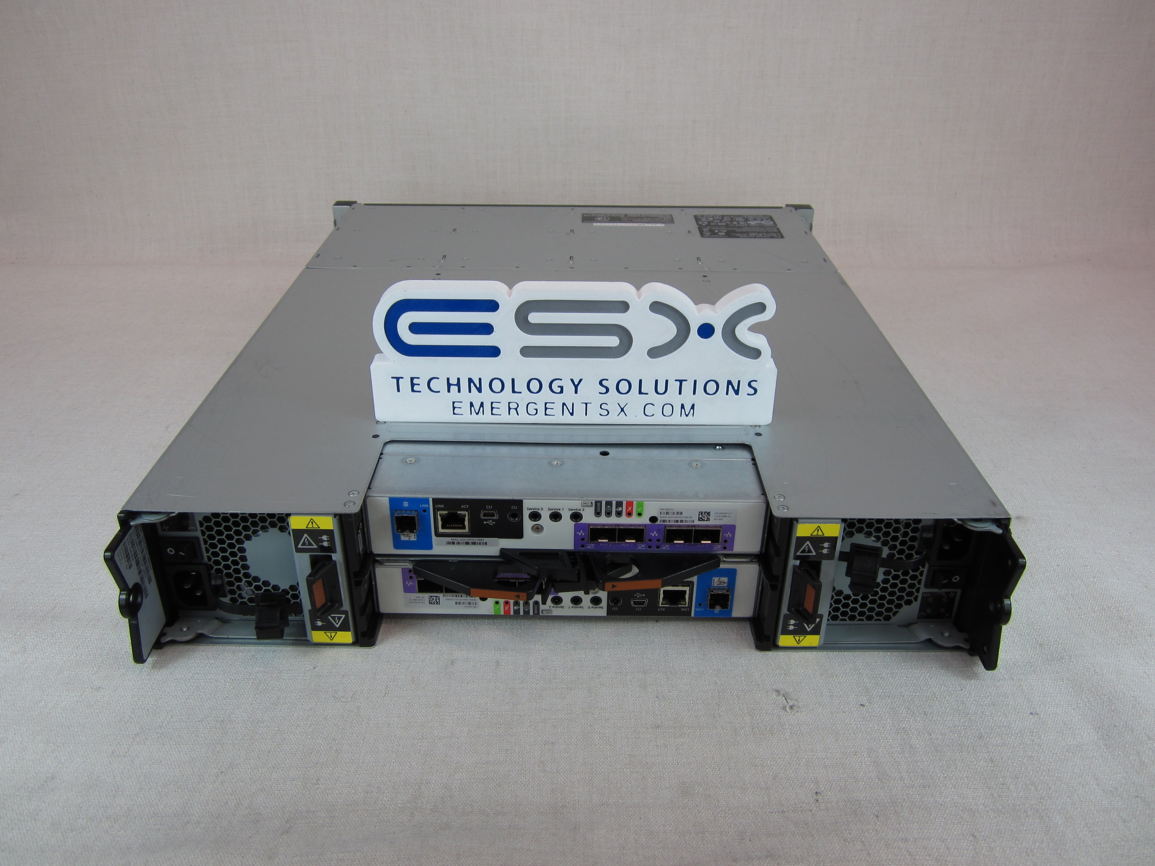 96TB Dell PowerVault ME4012 Storage - 2x 10G SFP+/16GB FC Controller, 2x PSU