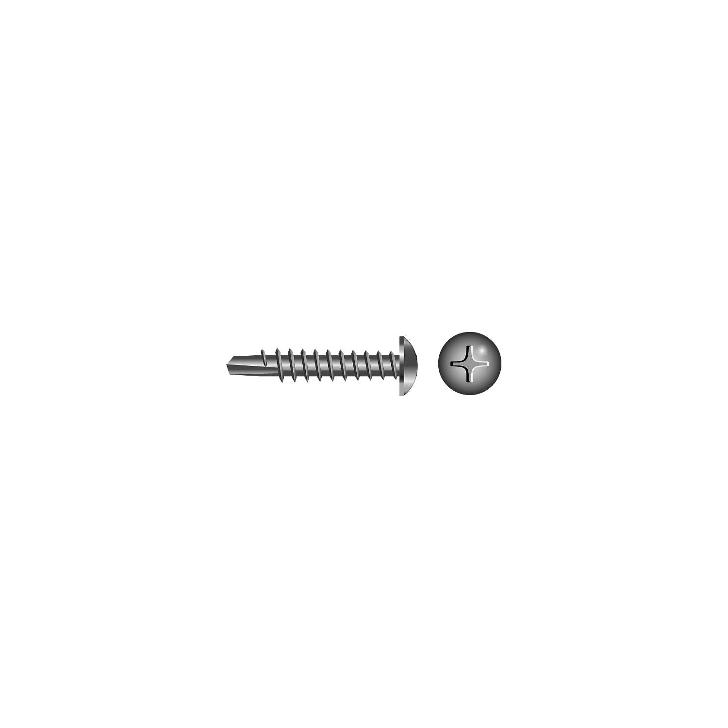 Seachoice SC7195 Phillips Self Drilling Screw Pan Head #8 x 1"