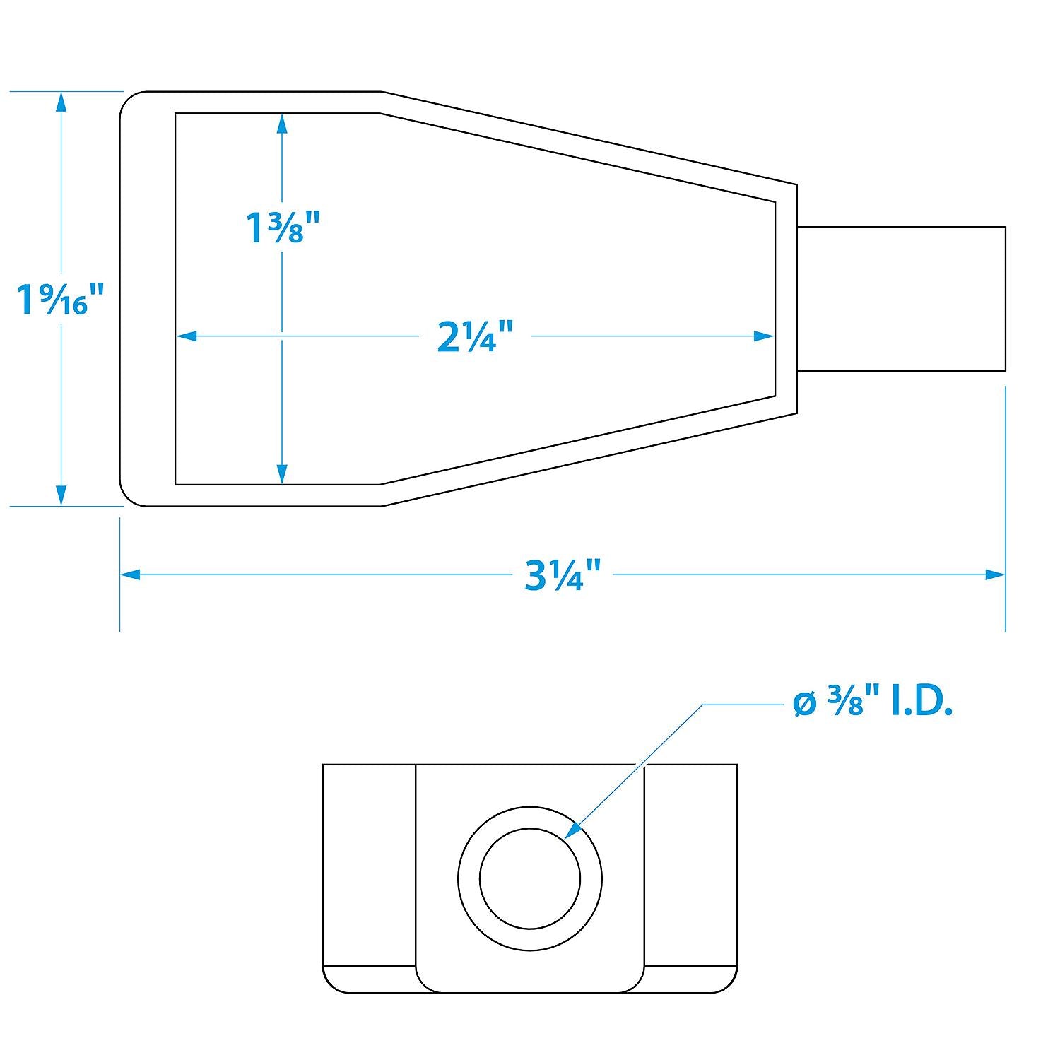 Seachoice Battery Terminal Covers (Set of 2), Standard Type, Fits without