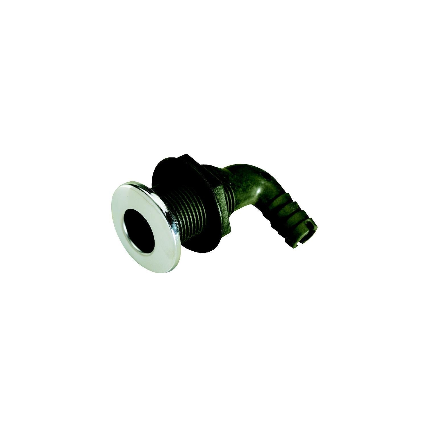 Seachoice 90 Degree Stainless Steel Covered Thru-Hull