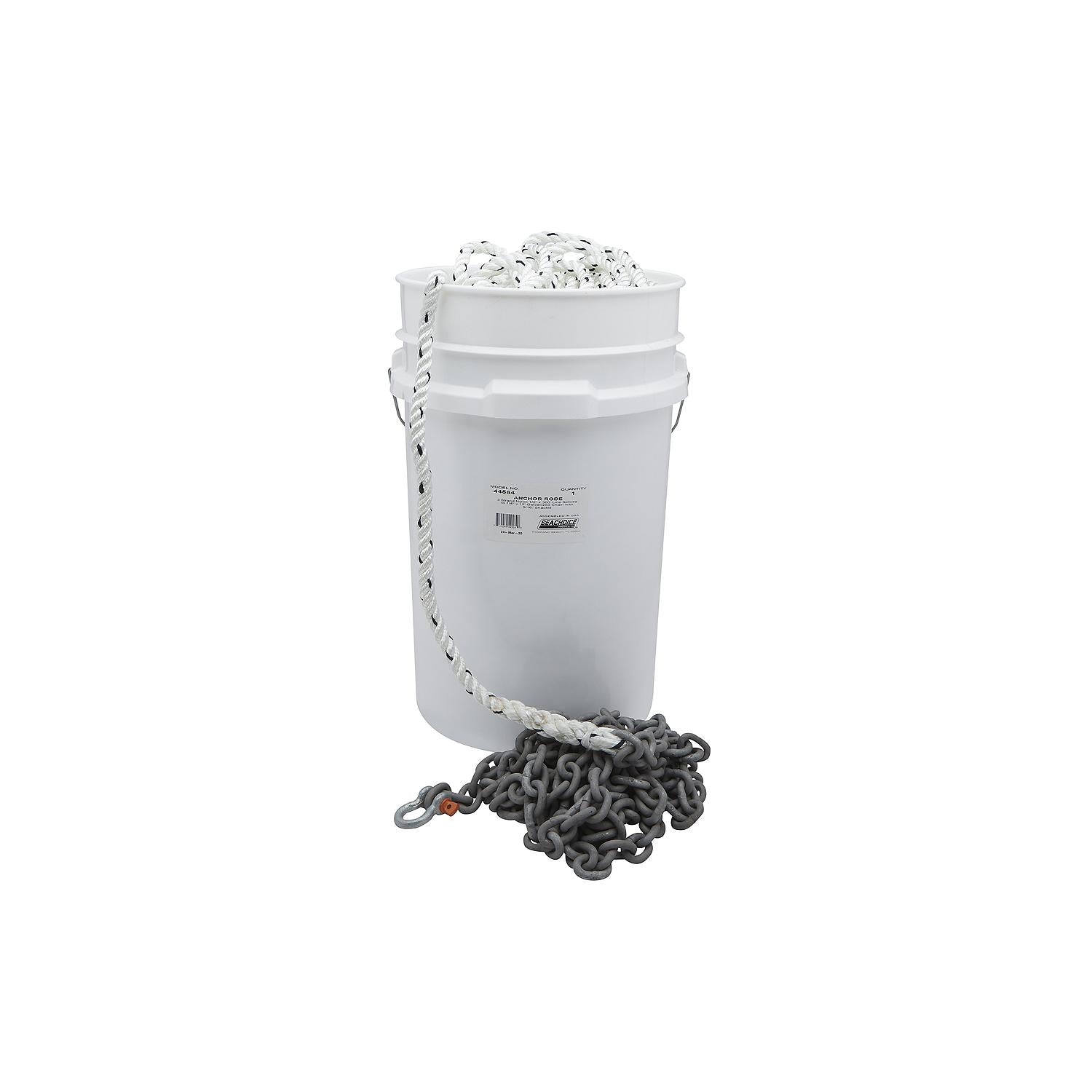 Seachoice Anchor Rode 1/2" 3-Strand Nylon Rope & 1