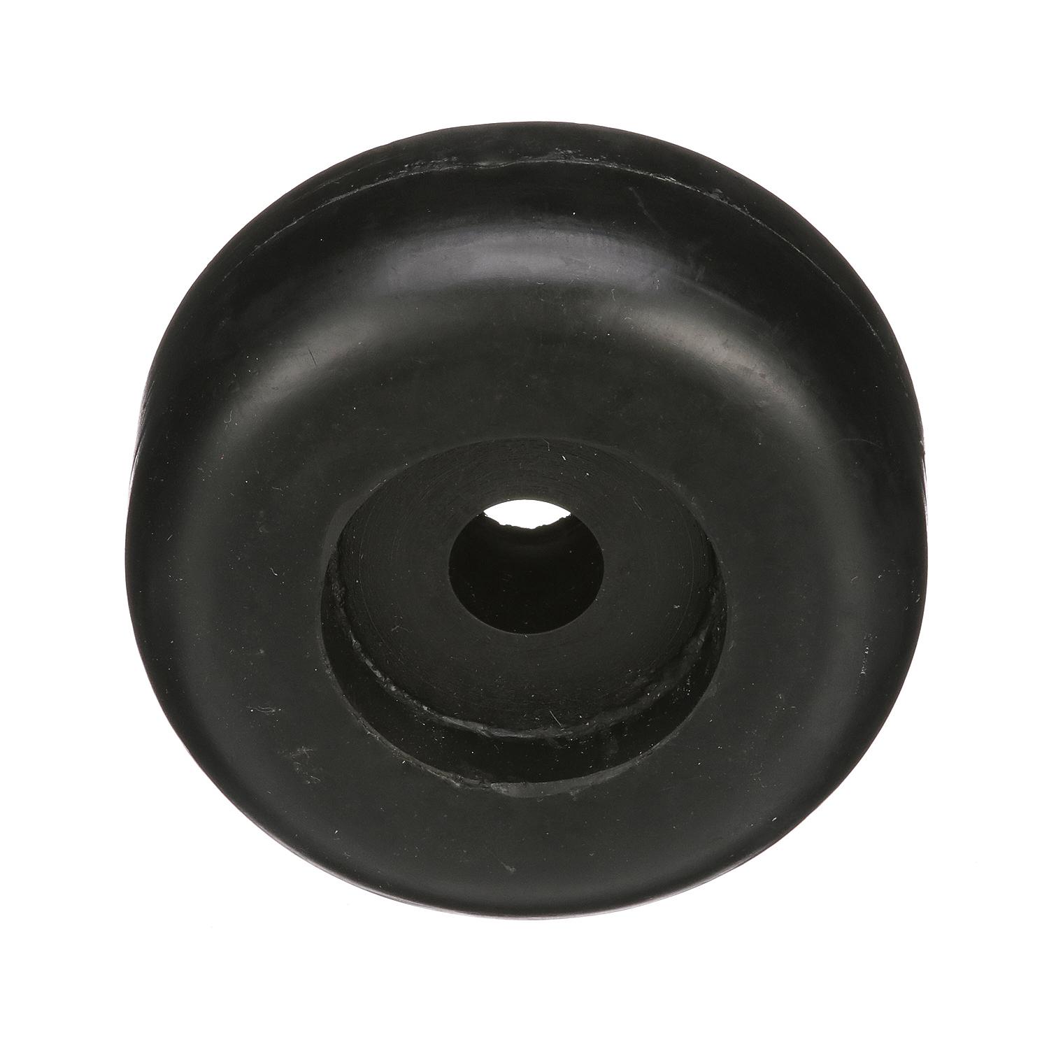 Seachoice 56400 Black Rubber Roller End Cap 3-1/2" Dia. X 1-5/16" W w/ 11/16" ID