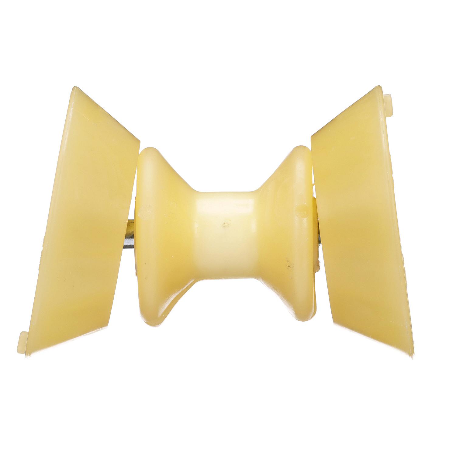 Seachoice 56590 Non-Marking TP Yellow Rubber Bow Roller With Bells 1/2" ID