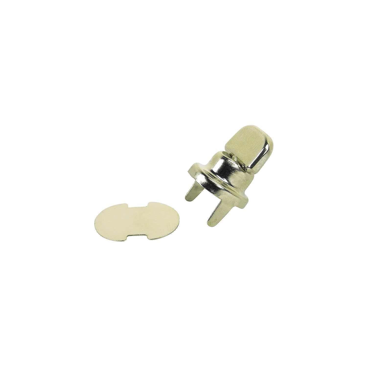 Seachoice MP7253SC Twist Studs With 2 Prong Base And Clinch Plate, Qty 2