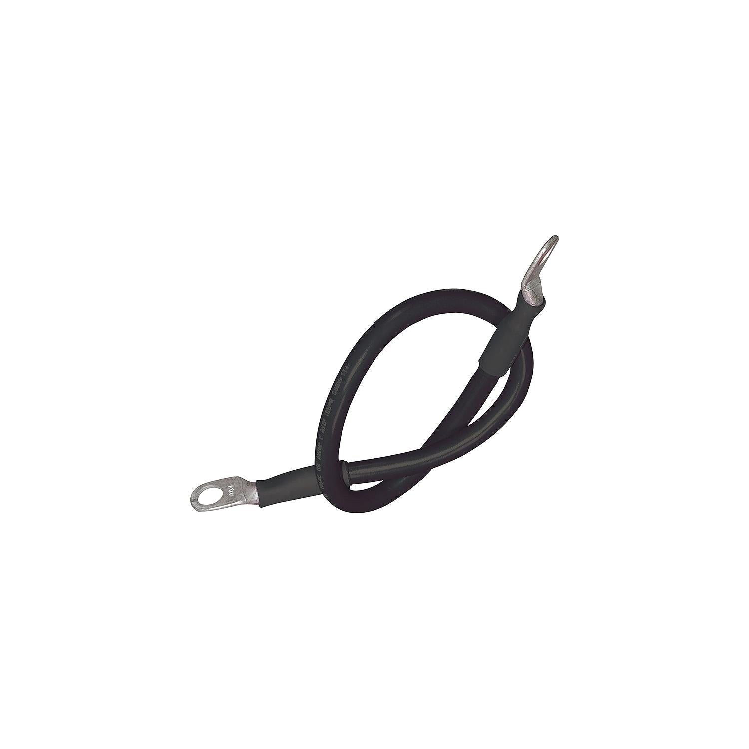 Seachoice 63021 Tinned Copper Battery Assembly, 4 AWG, Black, 2'