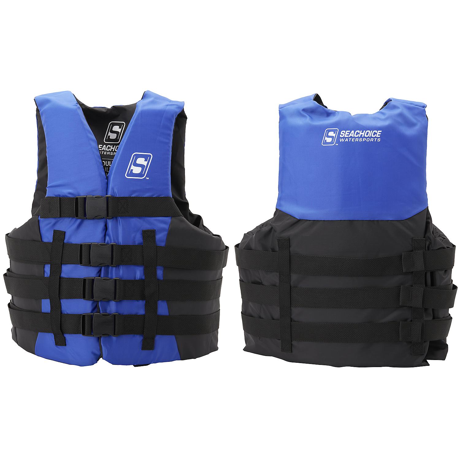 Seachoice 85363 Ski Vest 4 Belt Blue, 2XL/3XL