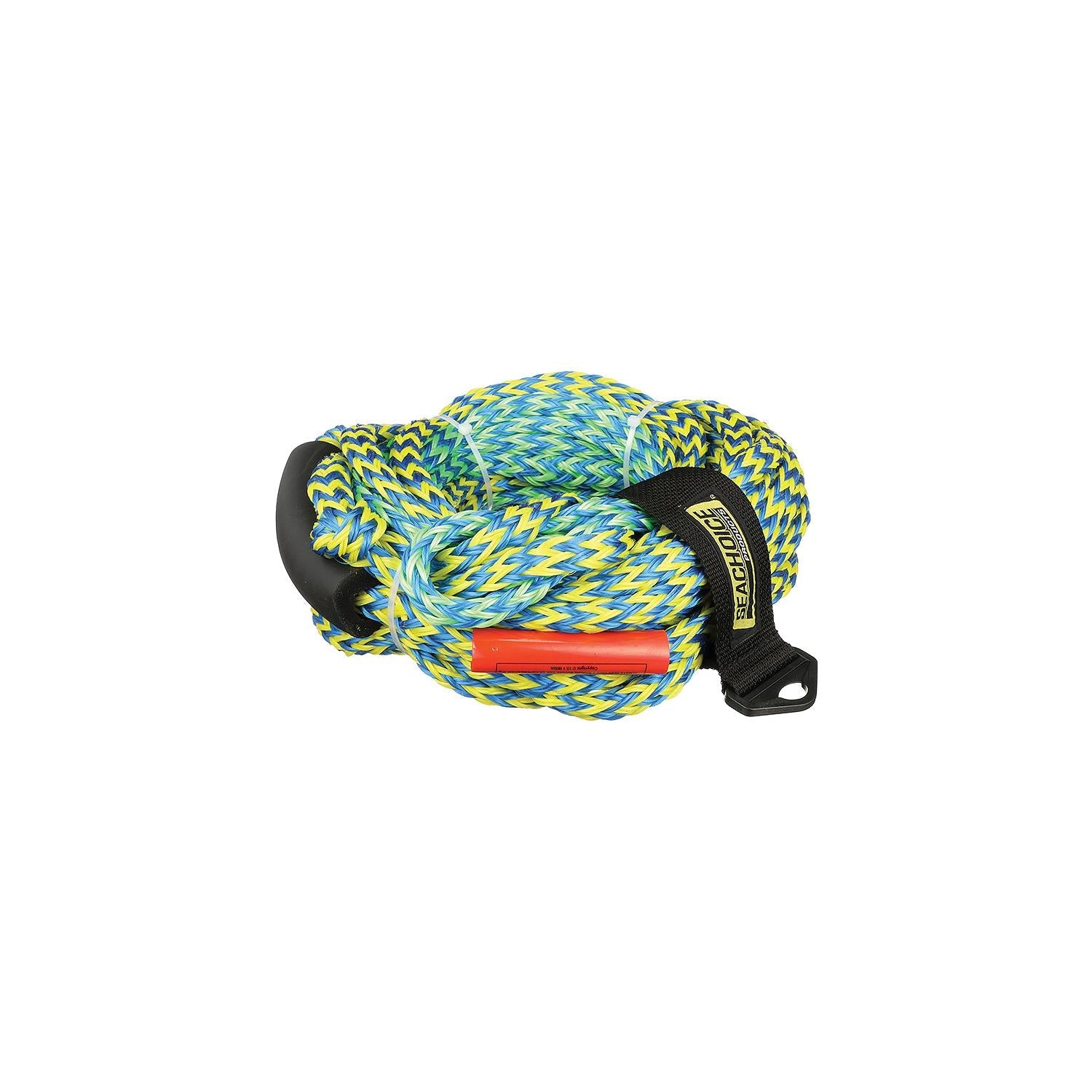 Seachoice 86767 2-Section Tube Tow Rope, 60', Tows Up to 4 Riders
