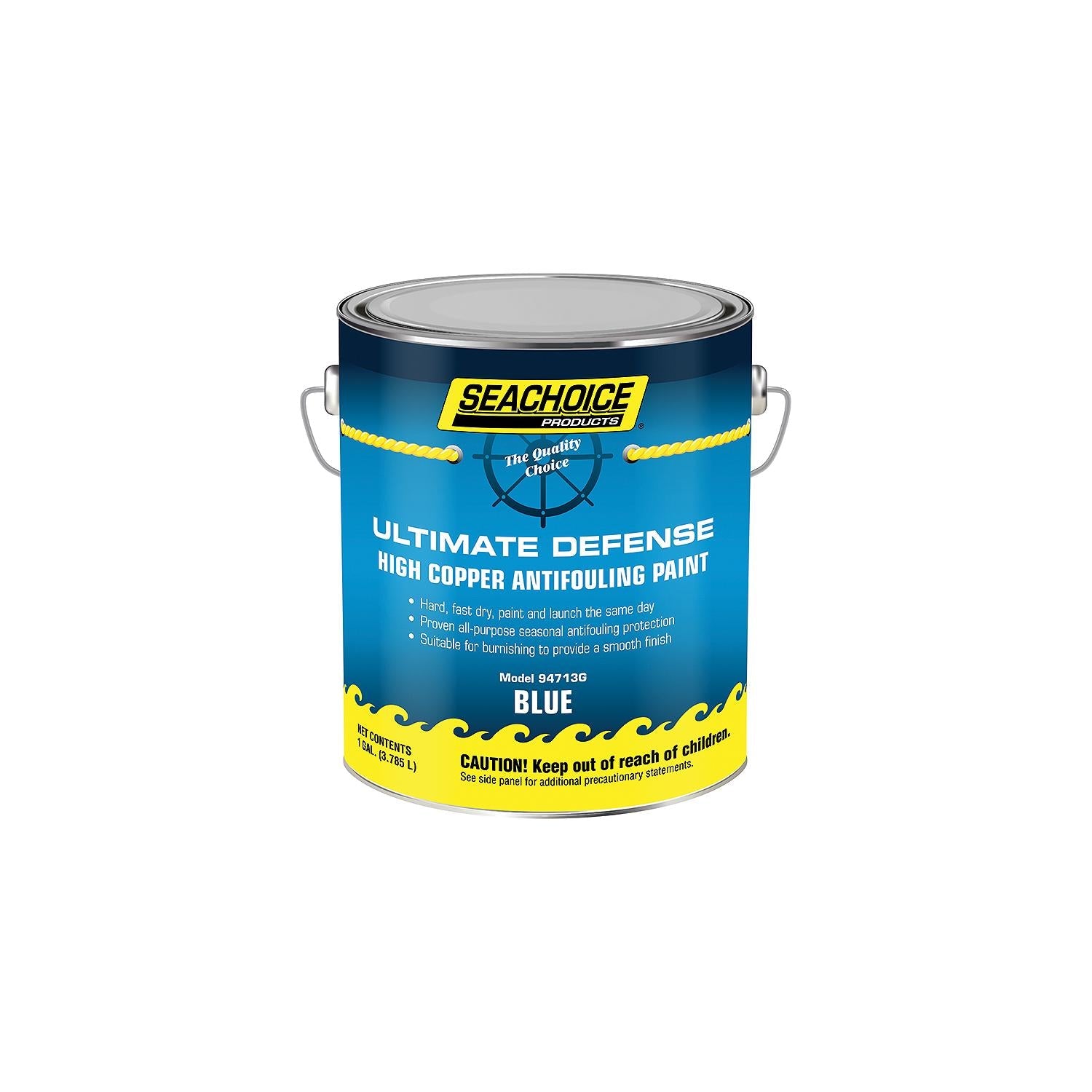 Seachoice YMP069/1 94713G Ultimate Defense High-Copper Antifouling Paint, Blue, 1 Gallon