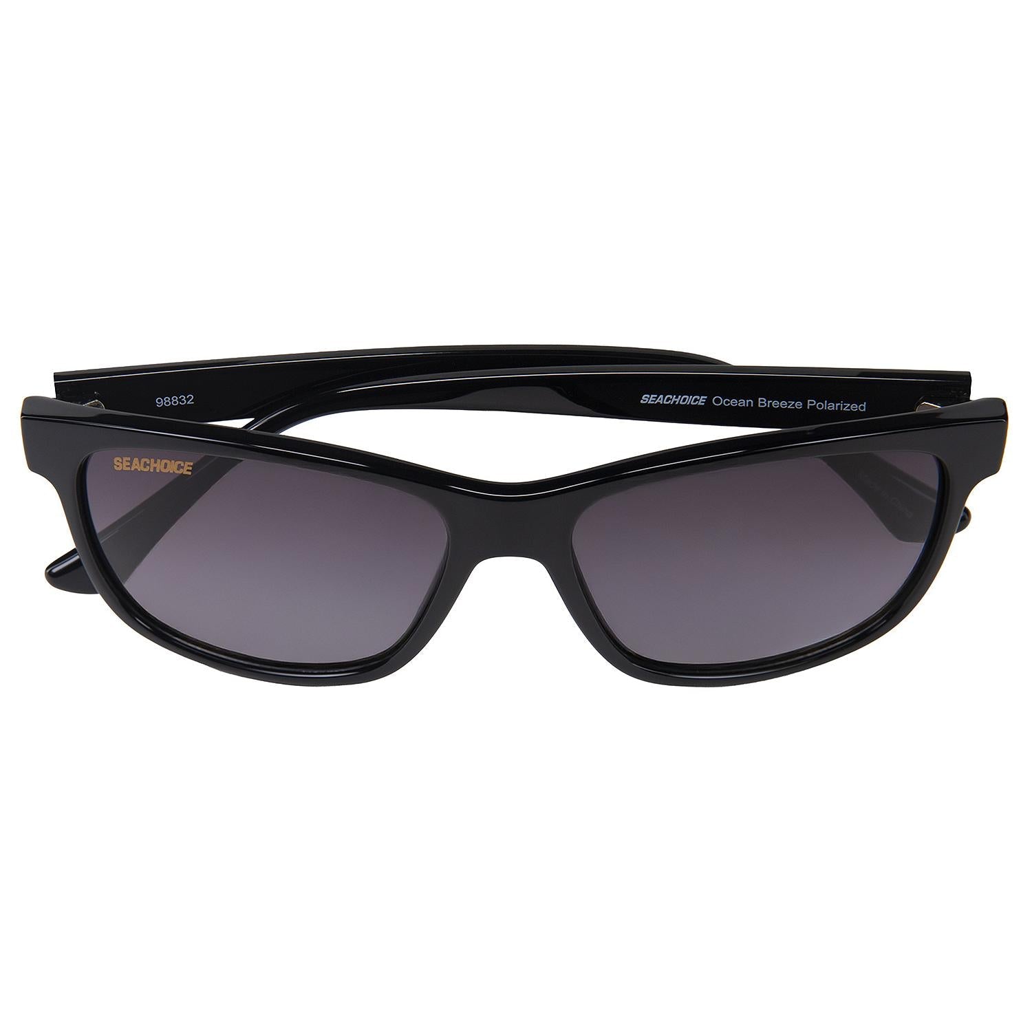 Seachoice YP120073000000 Sunglasses, "Oceanbreeze" Polarized Ladies', Shiny Black Frame, Smoke Gradient Lens