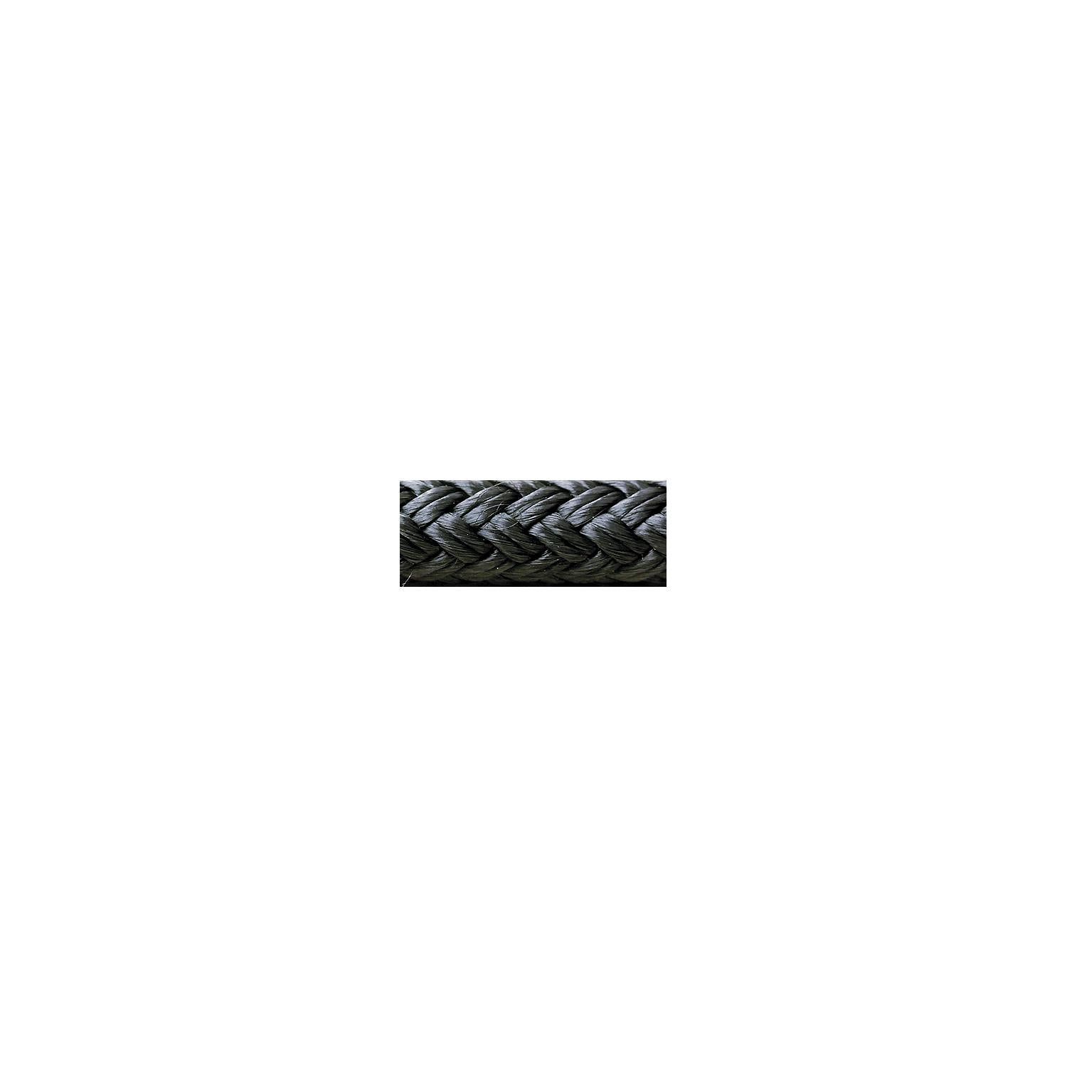 Seachoice 46961 Double-Braid Nylon Dock Line w/ Eye Splice, Pre-Shrunk, Heat Stabilized, 5/8 In. X 30 Ft., Black