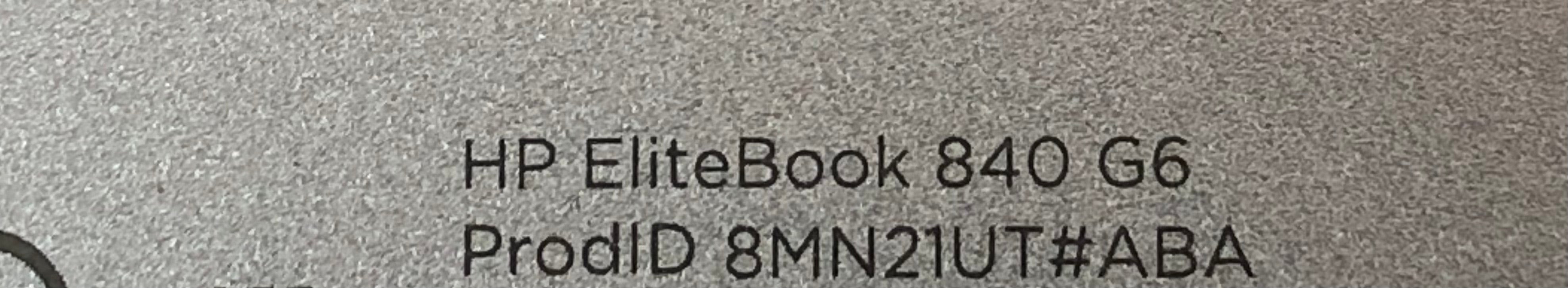 HP EliteBook 840 G6 14” | i5-8365U | 256GB SSD | 8GB Ram | Damaged | No adapter