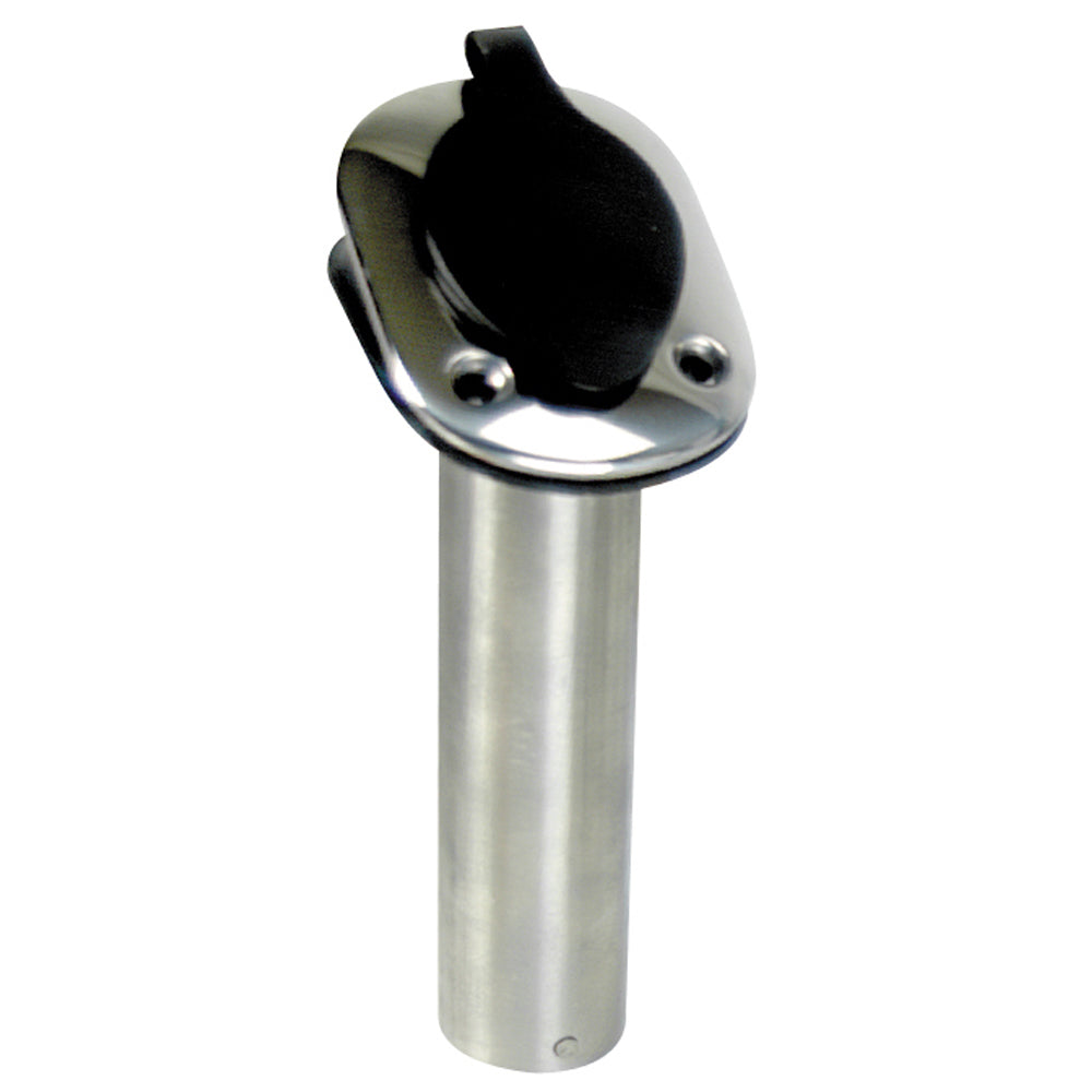 Whitecap S-0096B 30Â° Flush Mount Rod Holder 304 Stainless Steel 9-1/4"