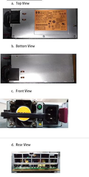 HPE 506821-001 750W Common Slot Gold Power Supply for G6 G7