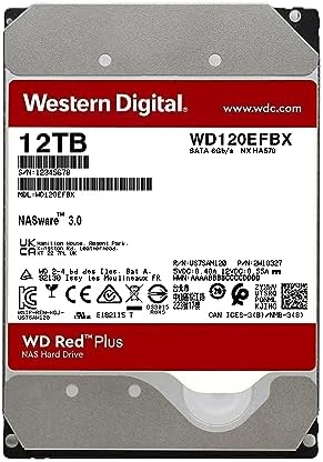 Western Digital 16TB WD Red Pro NAS Internal Hard Drive HDD - 7200 RPM, SATA 6 Gb/s, CMR, 512 MB Cache, 3.5" - WD161KFGX|B08K3VVKSW