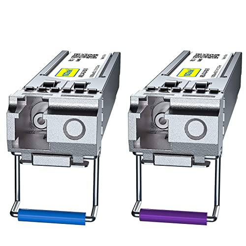 10GTEK 1.25G SFP-T, 1000BASE-T Copper SFP, SFP to RJ45 SFP Module Transceiver for Cisco SFP-GE-T, Meraki, Fortinet, Ubiquiti UniFi UF-RJ45-1G, D-Link, Supermicro, Netgear, TP-Link and More|B00U77IJ2M