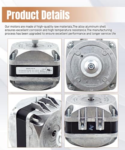 for ebm-papst M4Q045-CA27-04 Fan AC Motor,115V 36/10W 0.50A 50/60Hz 1550RPM,Shaded Pole Condenser Motor for Refrigeration Equipment,Freezer|B0DGPZ42F6