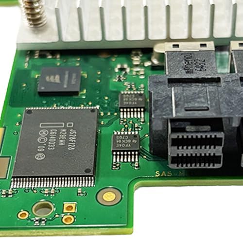 SAS HBA Card Compatible with LSI 9300-8i IT Mode & D3307 PCIe SATA Expansion Card, 8-Port 12Gbps PCIe 3.0, Expander Support, HBA Controller with 2X SFF-8643 to 4X 8482 SAS Cables for TrueNAS unRAID
