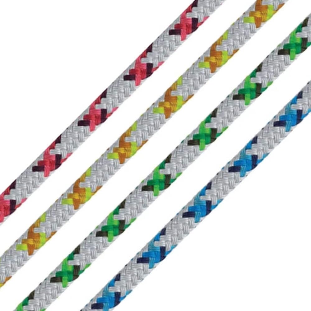 Samson Rope 4.35027E+11 Samson Rope 435026805030 Samson 435026805030 XLS3 Yacht, Braid, 13/32" (10mm) x 500', White w/Blue Tracer