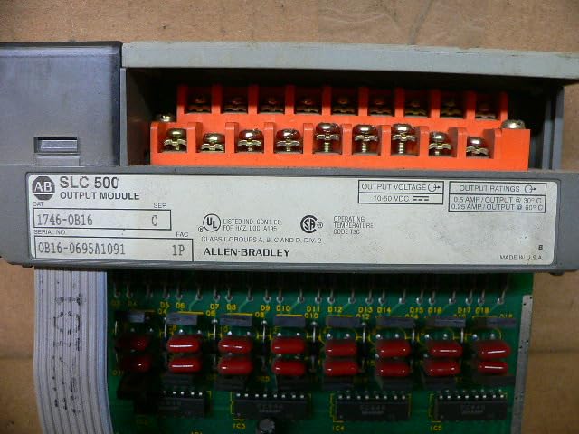 Allen Bradley 1746-Ob16 Output Module SLC 500 1746Ob16 Dc Source|B0CTS52151