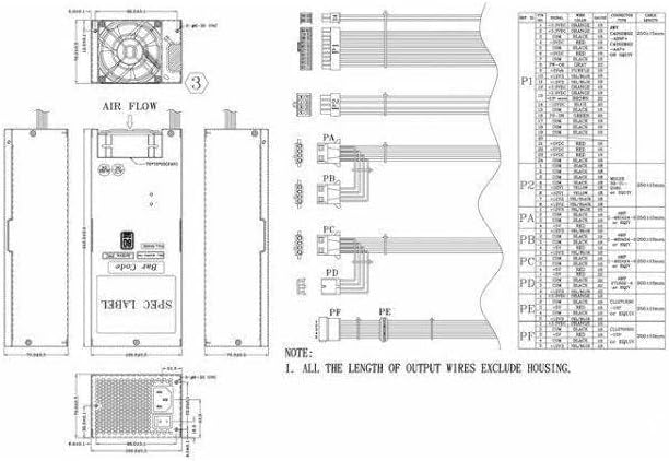500W ATX Power Supply Single 2U Size 80 Plus Bronze Certified (FSP500-702UH 1757004392-01 845685008299