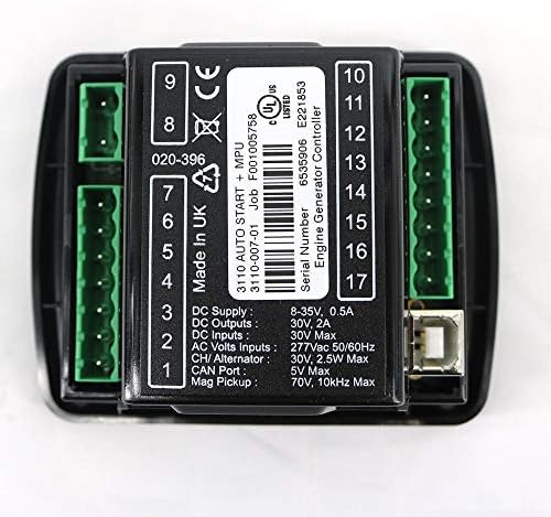 Deep Sea DSE3110 Generator Controller DSE 3110 (MPU Diesel Generator Genset Controller