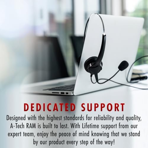 A-Tech 64GB Kit (2x32GB DDR4 2133MHz PC4-17000 ECC RDIMM 2Rx4 Dual Rank 1.2V ECC Registered DIMM 288-Pin Server & Workstation RAM Memory Upgrade Modules (A-Tech Enterprise Series