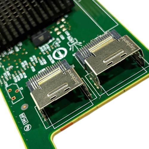 SAS HBA Card Compatible with LSI 9207-8i IT Mode PCIe SATA Expansion Card, 8-Port 6Gbps PCIe 3.0, Expander Support, HBA Controller with 2X SFF-8087 to 4X 8482 SAS Cables for TrueNAS unRAID NAS|B0FYX36YJN