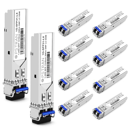 1000BASE-SX SFP Optical Transceiver Module Compatible with HPE Aruba J4858D J4858DCM JL745A Q8N53A ProCurve J4858C J4858B J4858A 850nm 550m DDM Duplex LC MMF|B09MTW3HVB