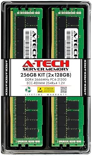 A-Tech 32GB Kit (2x16GB) DDR4 3200MHz PC4-25600 ECC RDIMM 2Rx8 Dual Rank 1.2V ECC Registered DIMM 288-Pin Server & Workstation RAM Memory Upgrade Modules (A-Tech Enterprise Series)|B0BPN6TWVB