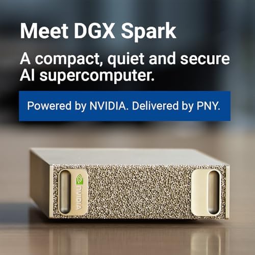 DGX Spark - NVIDIA GB10 Grace Blackwell Superchip, 128 GB LPDDR5x, ARM Processor, 4 TB NVME M.2 SSD Storage