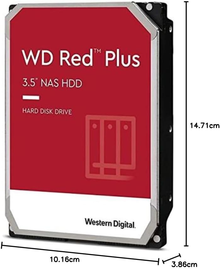 Western Digital 24TB WD Red Pro NAS Internal Hard Drive HDD - 7200 RPM, SATA 6 Gb/s, CMR, 512 MB Cache, 3.5" -WD241KFGX|B0DZY2TN8T