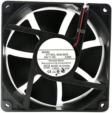 4715KL-05W-B30 12CM 12012038 24V 0.4A 2wire Dual Ball Converter Fan|B07B3VPJMR