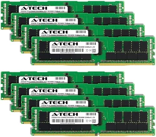 A-Tech 64GB Kit (2x32GB DDR4 3200MHz PC4-25600 ECC RDIMM 2Rx4 Dual Rank 1.2V ECC Registered DIMM 288-Pin Server & Workstation RAM Memory Upgrade Modules (A-Tech Enterprise Series