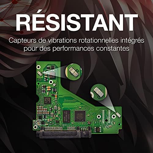 Seagate IronWolf 10TB NAS Internal Hard Drive, 3.5" SATA 6Gb/s, 7200 RPM, CMR, RAID Optimized, IronWolf Health Management – for NAS Systems (ST10000VNZ00)|B097C98J7H