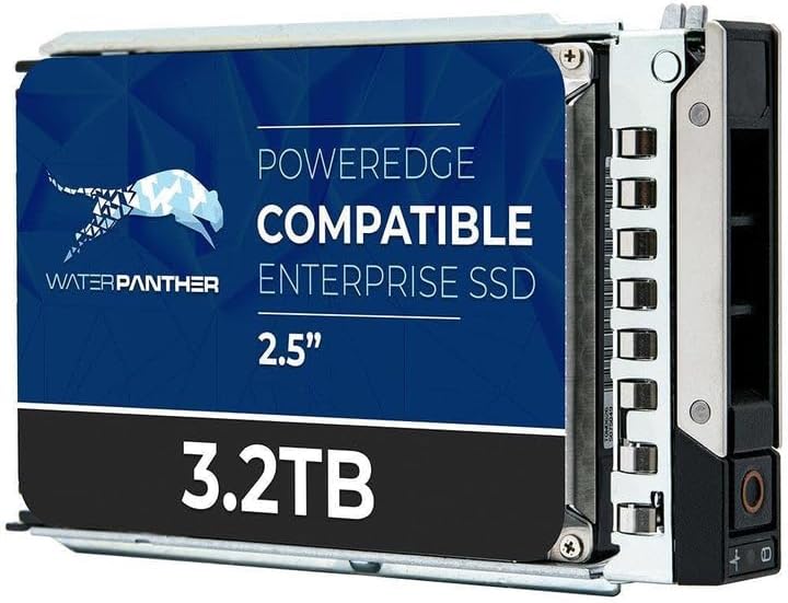 3.2TB SAS 12Gbps 2.5-Inch x 15mm Enterprise SSD in 13G Tray Compatible with Dell PowerEdge Servers 0J68N1 0X8F87 R330 R730XD R420 R920 R410 R515 (Renewed