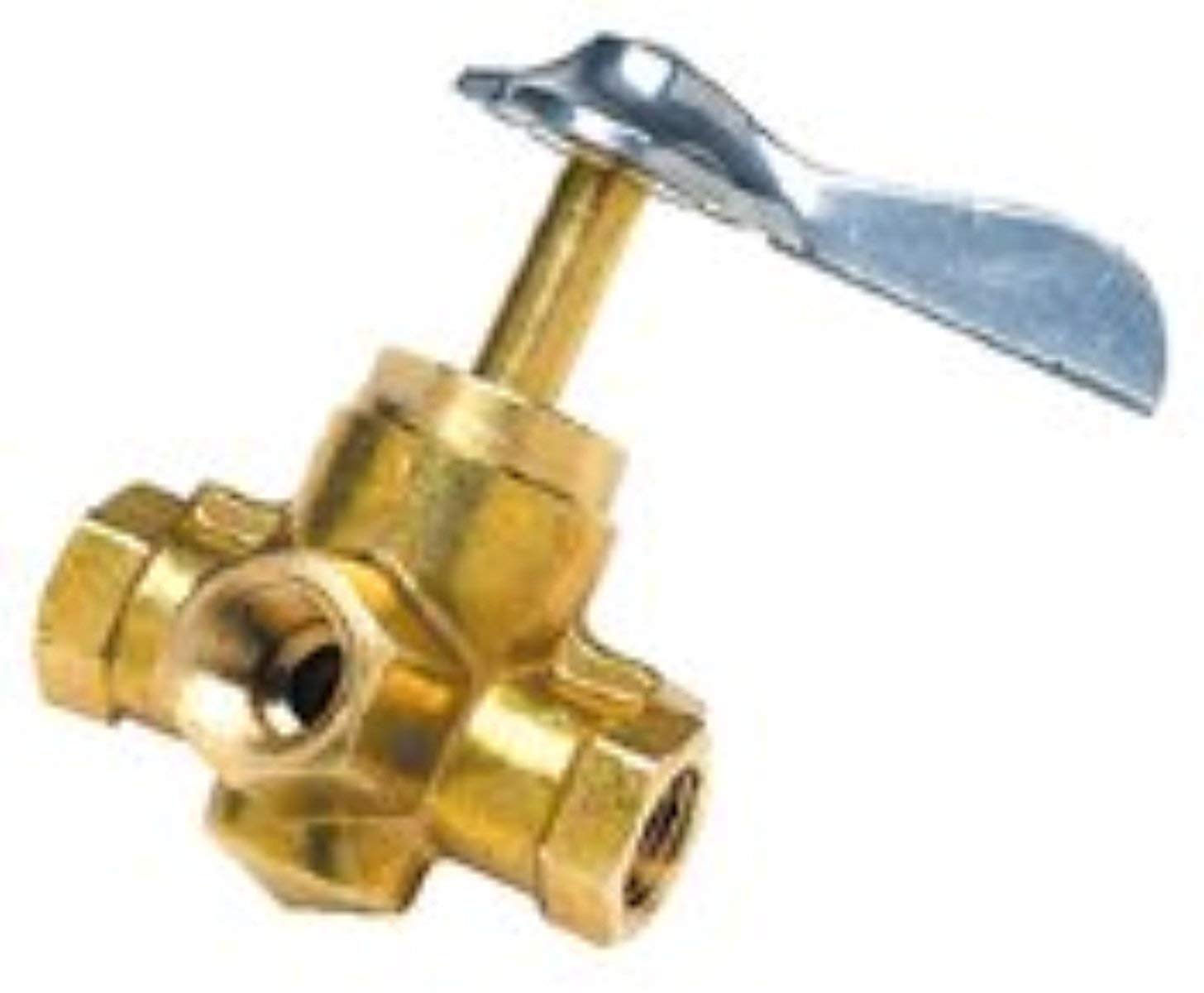 Seachoice 50-20761 Brass Three Way Fuel Line Valve