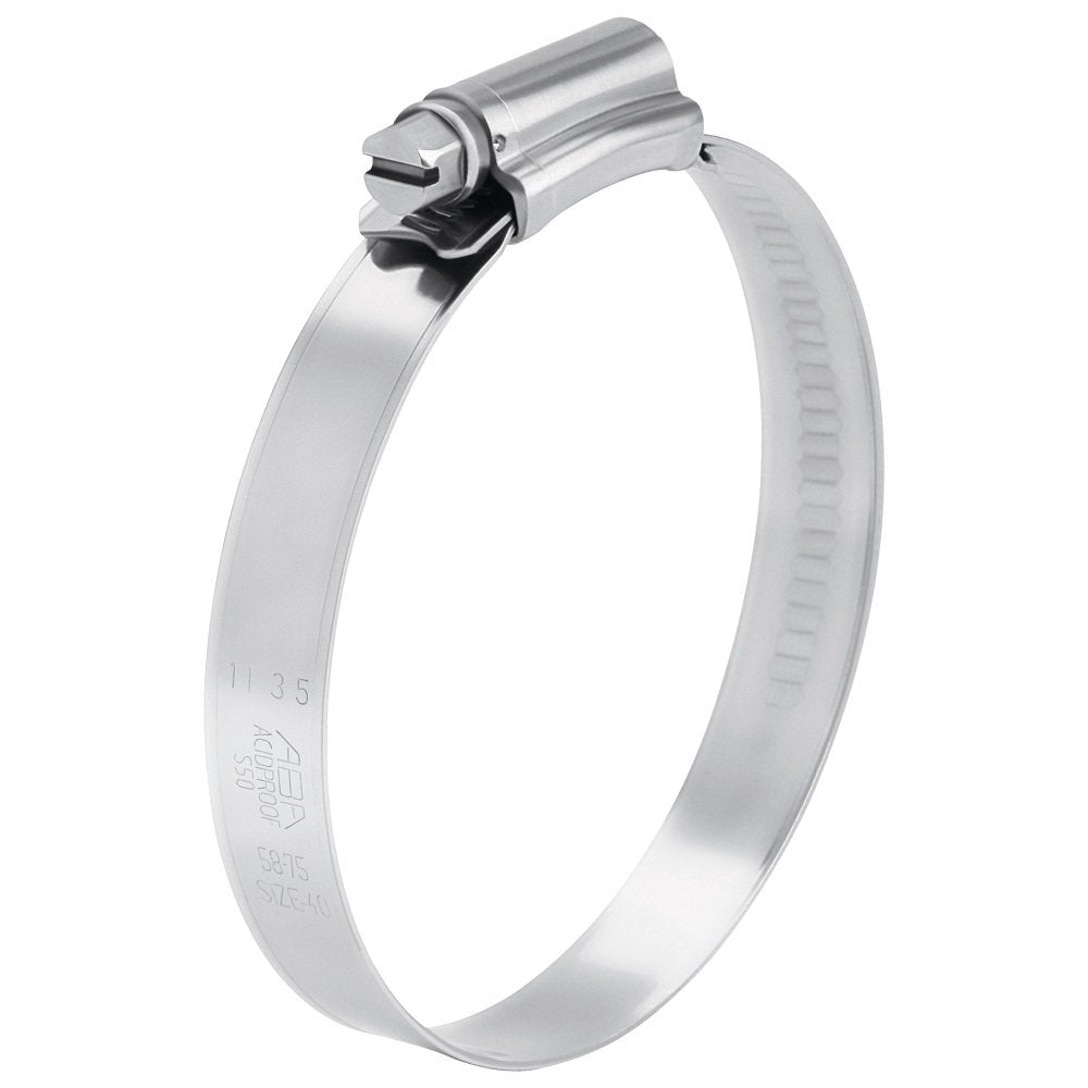 Scandvik 13683 ABA SS Hose Clamps, #44, 10 Pack