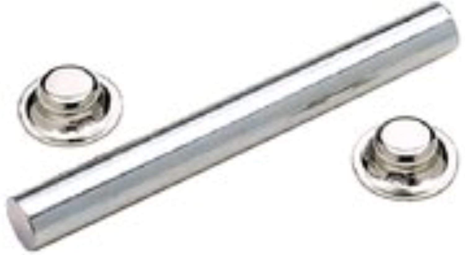 Seachoice 55721 Zinc Plated Steel Roller Shaft Includes 2 Pal Nuts