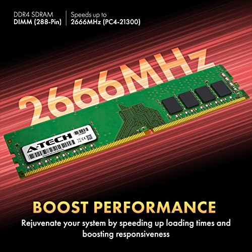 A-Tech 64GB (2x32GB) DDR4 2666 MHz UDIMM PC4-21300 (PC4-2666V) CL19 DIMM 2Rx8 Non-ECC Desktop RAM Memory Modules|B08X677MNF