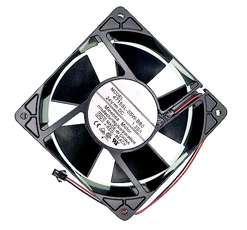 New Cooling Fan for 4715SL-05W-B60 DC24V 1.2A 28.8W 12038 4700RPM,2-Wire Inverter Cooling Fan Size:120 * 120 * 38mm.|B0C8H5BH57