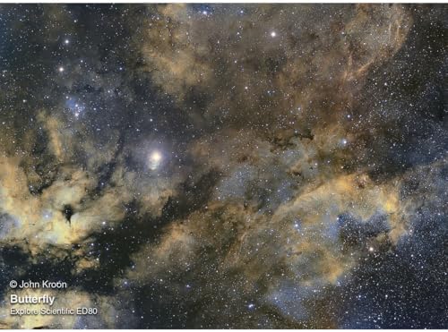 Explore Scientific FCD100 Series 80mm Air-Spaced Apochromatic Triplet Refractor Telescope for Astrophotography Astronomy|B0758SCN6H