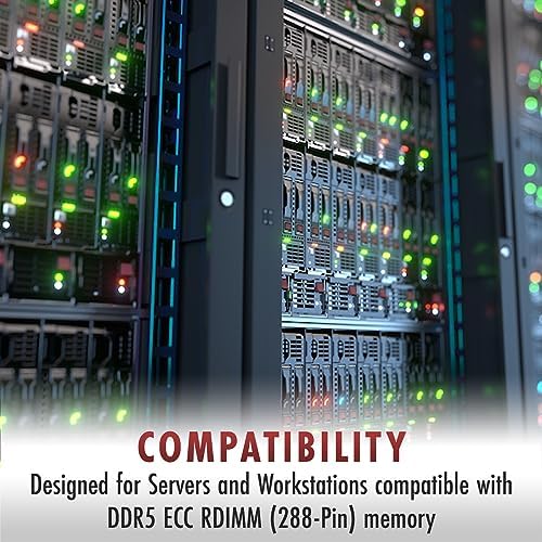 A-Tech 128GB Kit (2x64GB RAM for Dell PowerEdge HS5610, HS5620, R660, R6615, R760, R760xd2, R7615, R7625, R860, XE9640 | DDR5 4800MHz PC5-38400 EC8 RDIMM 2Rx4 ECC Registered Server Memory Upgrade