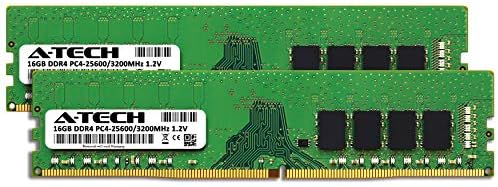 A-Tech 32GB (2x16GB) DDR4 3200 MHz UDIMM PC4-25600 (PC4-3200AA) CL22 DIMM Non-ECC Desktop RAM Memory Modules|B08KTRTNLV