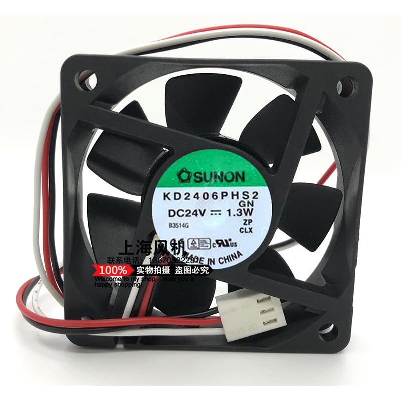 SUNON KD2406PHS2.GN 6015 24V 1.3W 6CM Inverter Cooling Fan