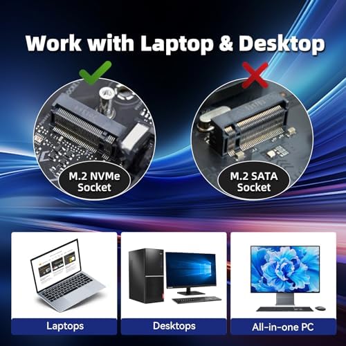 KingSpec SSD 512GB, M.2 NVMe Gen3x4 SSD 2280 - Up to 2400MB/s, Internal Solid State Drive with 3D NAND Flash, Compatible with Desktop and Laptop