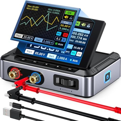 FNIRSI DPS-150 DC Power Supply Variable, 0-30V 0-5A Adjustable DC CNC Power Supply with 4-Digit IPS Display, <20mV Power Ripple, PD/QC/DC Input, PC Programmable Regulated Switching Power Supply|B0DFPK3S19