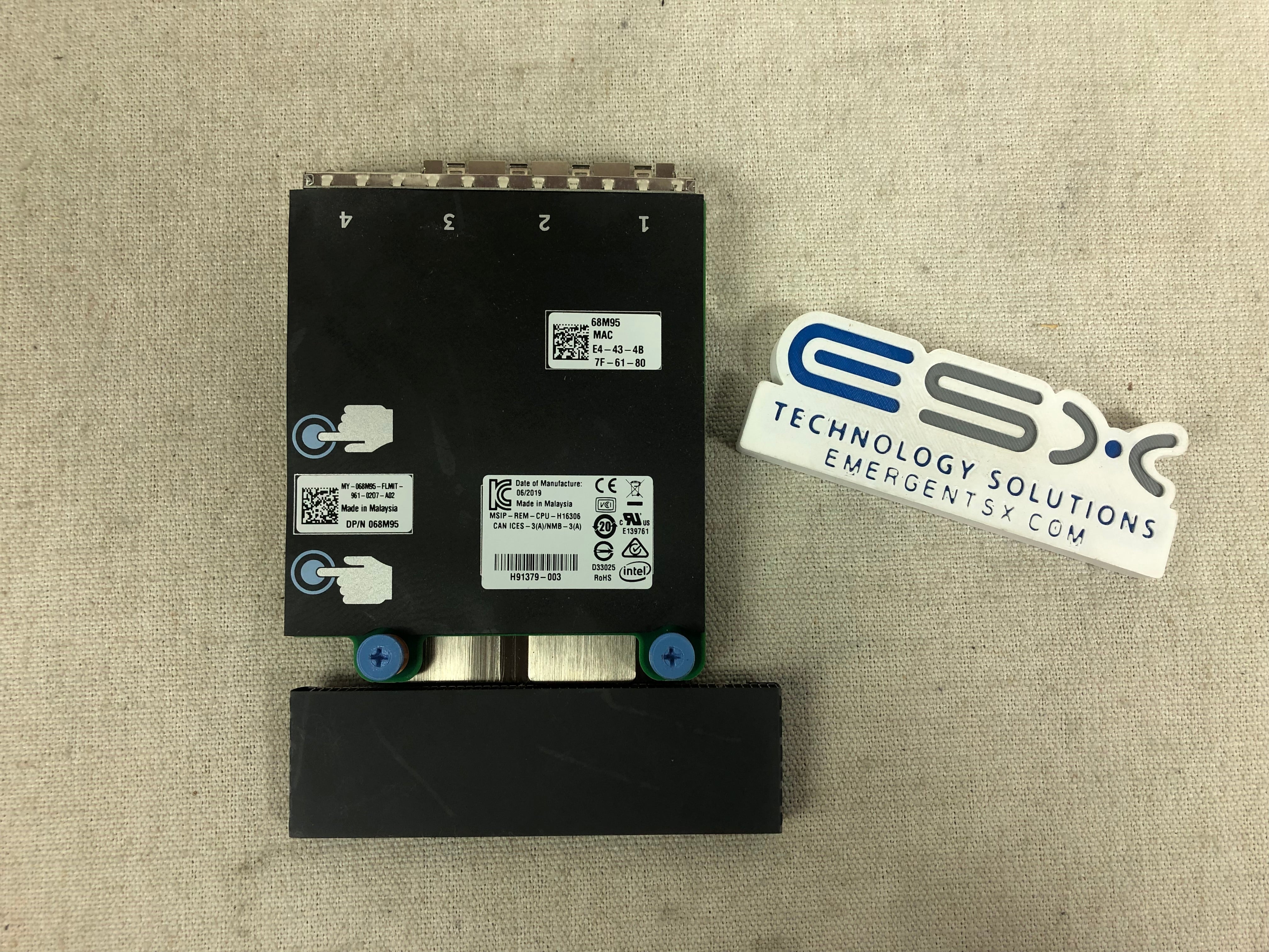 Dell 68M95 Intel X710-DA4 Quad Port 10G SFP+ Network Daughter Card