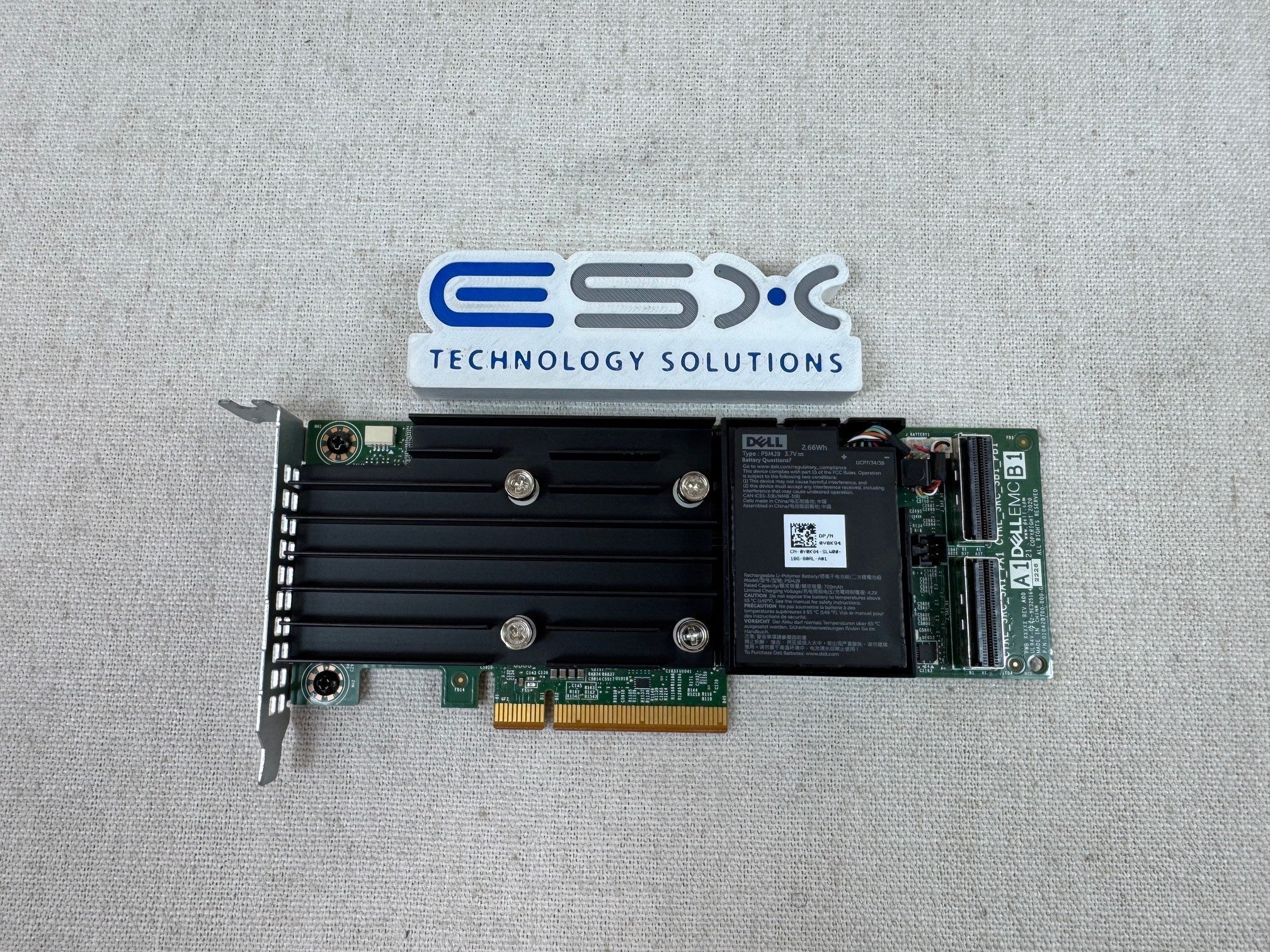 Dell 29XMF PERC H755 8GB BBU Cache 12Gb/s SAS PCIe RAID Controller LP R750 R760